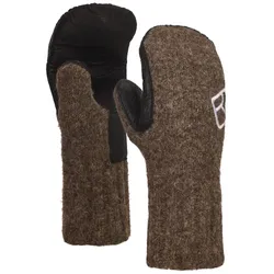 Ortovox CLASSIC WOOL MITTEN LEATHER S black sheep