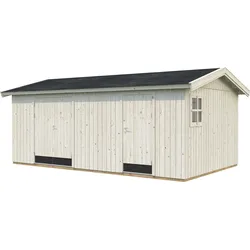 Gerätehaus PALMAKO "Olaf", beige (natur), Massivholz, Gerätehäuser, natur