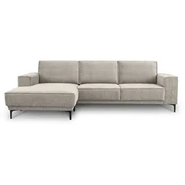 OTTO home Eckcouch Mikrofaser 2-Sitzer Grau