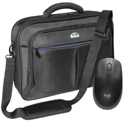 PEDEA Notebooktasche "Premium", 15,6" + Logitech M190 Maus