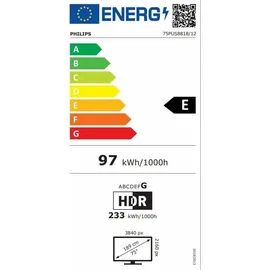 Philips The One 75PUS8818/12 75" 4K LED Ambilight TV