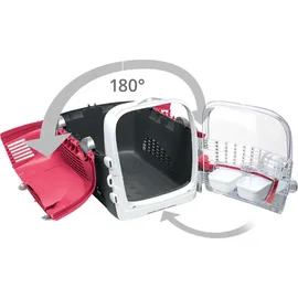 AS Discount Cabrio Transportbox 51 x 33 x 35 cm Rot/Grau