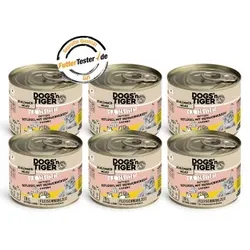 Dogs'n Tiger Katzennassfutter Frohsinn 6x200 g