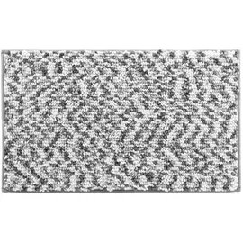 douceur d`interieur Friza Weiß/Grau 45 x 75 cm