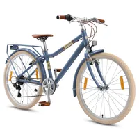 Bikestar Alu Kinderfahrrad 24 Zoll blau