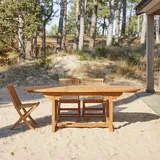 Ovaler Outdoor Tisch aus Akazienholz Capri 160