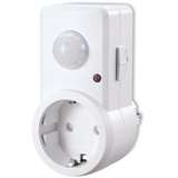 Sonero IMS060 Infrarot-Bewegungsmelder Zwischenstecker - Innenmontage in Steckdose, Schutzklasse: IP20, 120° / 9m Arbeitsfeld, weiß