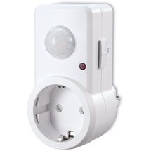 Sonero IMS060 Infrarot-Bewegungsmelder Zwischenstecker - Innenmontage in Steckdose, Schutzklasse: IP20, 120° / 9m Arbeitsfeld, weiß