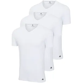adidas T-Shirt V-Neck weiß M