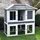 Kerbl Kaninchenstall Villa 118 x 68 x 118 cm grau