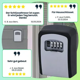 casativo Mini Schlüssel-Safe Zahlenschloss / keine Sicherheitsstufe