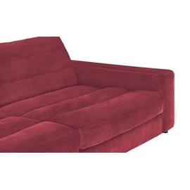 pop Big Sofa Scarlatti ¦ rot ¦ Maße (cm): B: 296 H: 83 T: 125