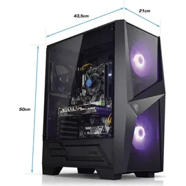 Kiebel Total VIII PC-Komplettsystem 2023 27" IPS AMD Ryzen 7 3,40 GHz 32 GB RAM 2 TB SSD RTX 4060 Win 11