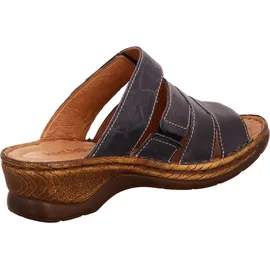 Josef Seibel Catalonia 49 Damen Leder Clogs blau, weiches Leder Fußbett / Blau - 39