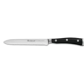 Wüsthof Classic Ikon Aufschnittmesser 20 cm Schwarz