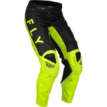 FLY RACING Kinetic Kore, Textilhose - Neon-Gelb/Schwarz / 30