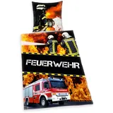 Herding Feuerwehr Notruf 135 x 200 cm + 80 x 80 cm
