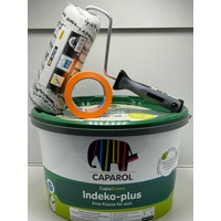 Caparol Indeko-plus 12.5 L CapaGreen Innenwandfarbe weiß + Zubehör