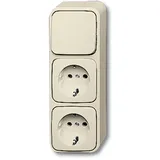Busch-Jaeger Schuko-Steckdose 2 EAP Beige 2 St.