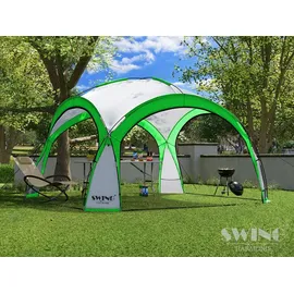 Swing&Harmonie Faltpavillon 4,5 x 4,5 m inkl. Solarmodul Grün