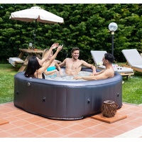 MSpa Whirlpool aufblasbar OTIUM 2024 M-OT062W XXL Outdoor Pool inkl Hydrojets - 125 Luftdüsen - UVC - Ozon - 6 Hydrodüsen  - winterfest - 6 Pers.