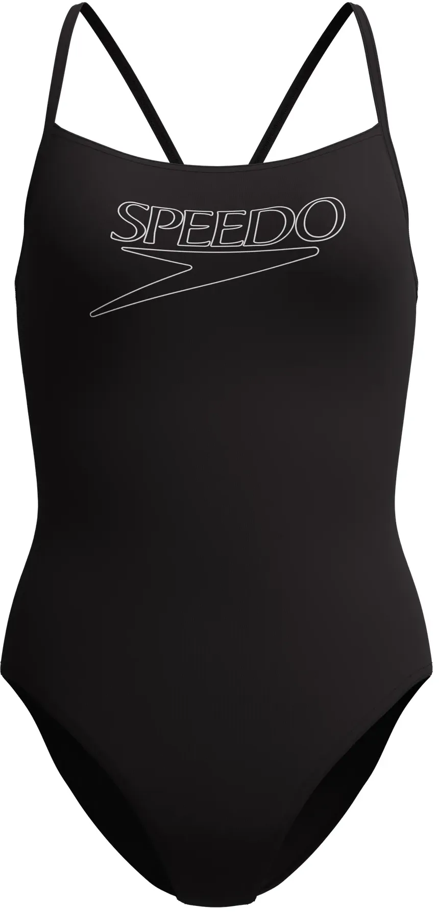 Badeanzug SPEEDO Gr. 40, schwarz (blk), Badeanzüge, Damen, 40, N-Gr, Obermaterial: 100% Polyester, Badeanzug