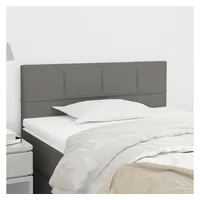 VidaXL Kopfteil Dunkelgrau 90x5x78/88 cm Stoff