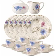 Villeroy & Boch Mariefleur Gris Basic Kaffeeservice 20-tlg.