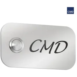 CMD Creative Metalldesign Gravur für Klingelplatte, 11 x 6cm (Art.Nr. CMD-103 / CMD-103-anthrazit) CMD-103/Gravur