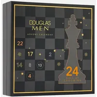 Men Adventskalender 2025 mit 24 Pflege-Highlights für Gesicht, Körper, Haar, Bart & Nägel, Wellness, Skincare & praktische Tools, Schachbrett-De...