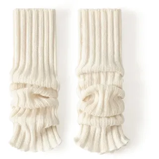 Stulpen Damen, VUCDXOP Damen Langer Beinwärmer, Winter Leg Warmers, Gestrickte Warme Stulpen für Damen, Wollstrick Beinstulpen Kniestrümpfe Legwarmers Knöchelwärmer für Damen Mädchen, Einheitsgröße