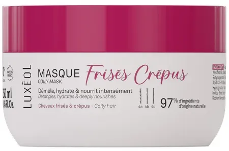 Luxéol Maske Lockiges/Krauses Haar 250ml
