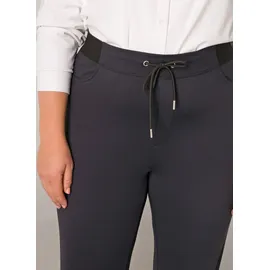 Base Level Curvy Liana Curvy Stoffhose Schwarz 48