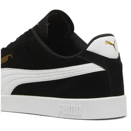 Puma Unisex Club II Sneaker, Black White Gold, 47 EU