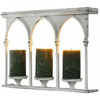 Mirabeau Wandkerzenhalter Oliviette Eisen antikweiß