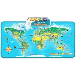 VTech Interaktive Weltkarte, 6 Jahr(e), Mit Ton, Batterien erforderlich, AA, Meh