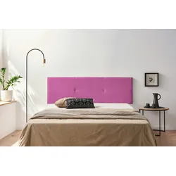 Gepolstertes Kopfteil ALMA Aqualine 160x50x5 cm - Fuchsie - Moonia