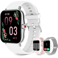 Iaret Smartwatch Damen mit Telefonfunktion 1,7” Touchscreen IP67 Wasserdicht Sportuhr Outdoor Fitness Tracker mit Pulsmesser, Schlafmonitor, SpO2, Aktivitätstracker 8 Sportmodi Smart Watch