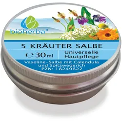 5 Kräuter Salbe Universelle Hautpflege 30 ml