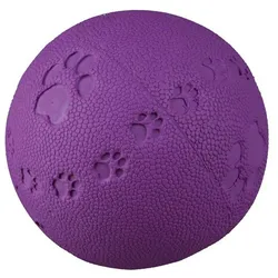 TRIXIE Spielball mit Pfotenabdruck, Quietscher 7 cm
