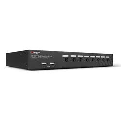 Lindy KVM-/Audio-Switch - 8 x DisplayPort / Audio / USB