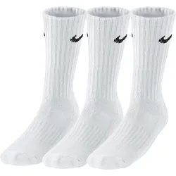 Nike Cushioned Crew-Trainingssocken (3 Paar) - Weiß/Schwarz - XL