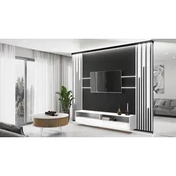 TOPESHOP Couchtisch Moderner Runder Couchtisch Eleganter Eiche-Look, Robust & Trendig