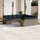 vidaXL Gartensofa-Set 12-tlg. grau Polyrattan