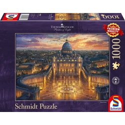 Schmidt Spiele Puzzle 59628 - Thomas Kinkade: Vatikan [1.000 Teile] (Neu differenzbesteuert)