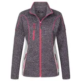 Rock Creek Fleecejacke Grau/Pink 3XL