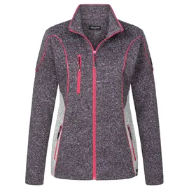 Rock Creek Fleecejacke Grau/Pink 3XL