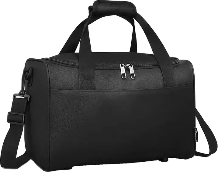 Kono Ryanair 40x20x25 Handgepäck Unter-dem-Sitz-Reisetasche 20 L (Schwarz)
