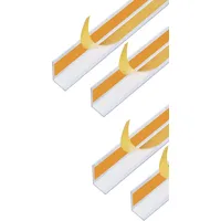 GAH Alberts Alberts 423971 Winkelprofil | selbstklebend | Aluminium, weiß | 1000 x 20 x 20 mm | 4er Set