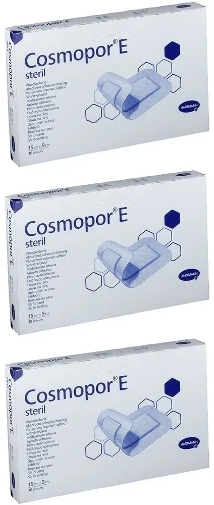 Cosmopor E Verband Steriel Adhesive 15 x 9 cm 3x10 St Pleister